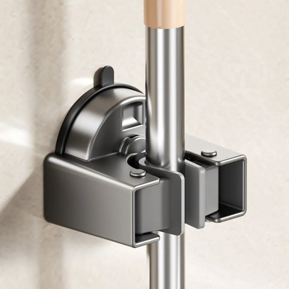 Broom Bathroom Mop Hook Suction Cup Wall Mounted
