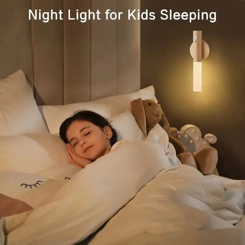Smart Sensor Night Rechargeable Magnetic Wall Lamp