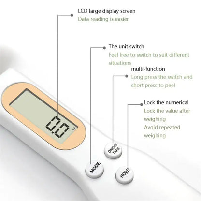 Electronic Kitchen Scale Spoon Weight Measuring
