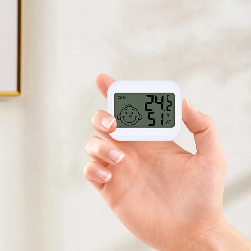 Smart Home Weather Station with Alarm Clock, LED Digital Thermometer