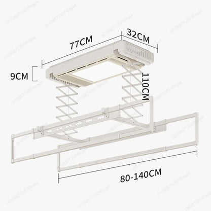 Remote Control Lifting Clothes Drying Rack