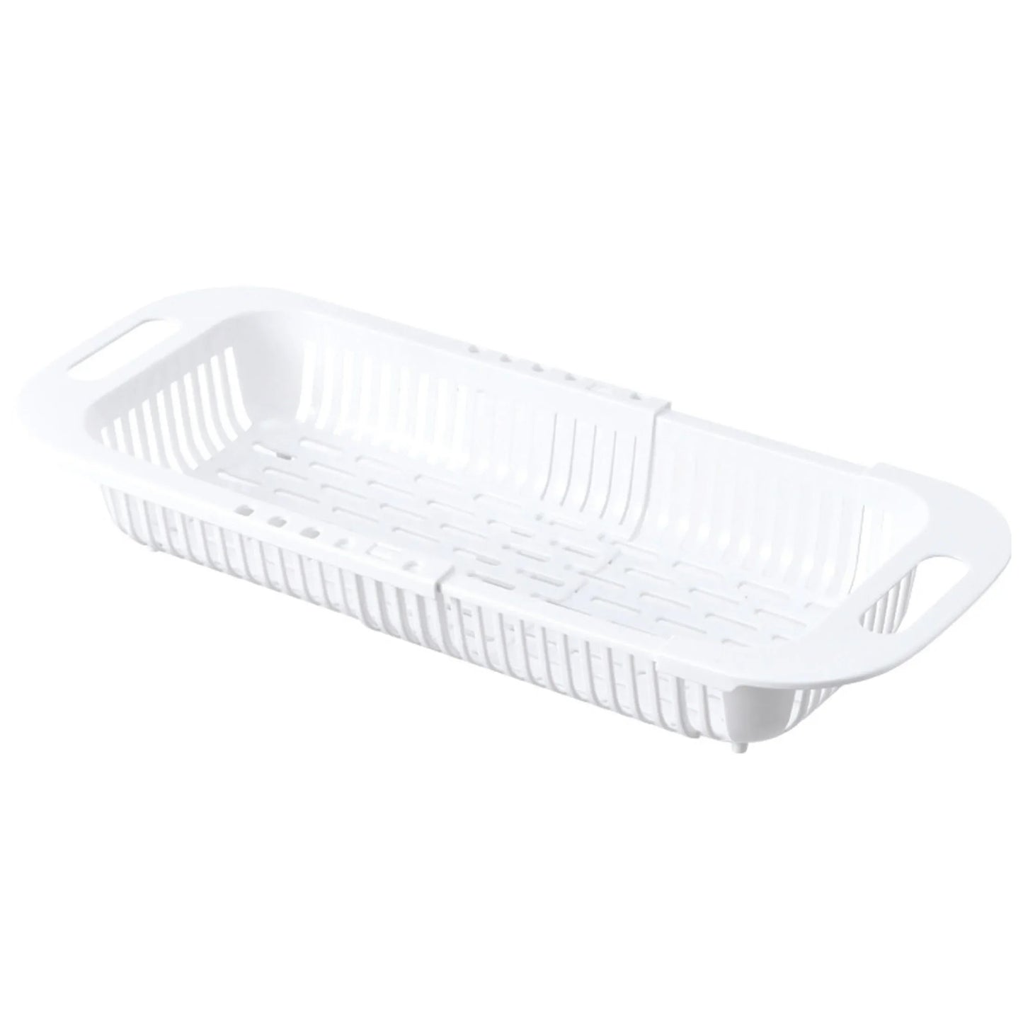 Adjustable Sink Rack Telescopic Drain Rack Vegetable Drain Basket