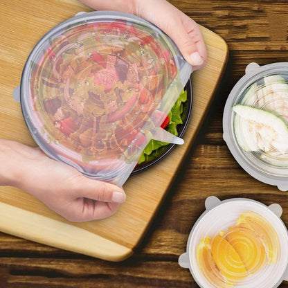 Silicone Stretch Food Covers Kitchen Fresh