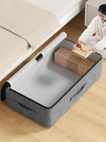 Extra-large capacity underbed clothing storage