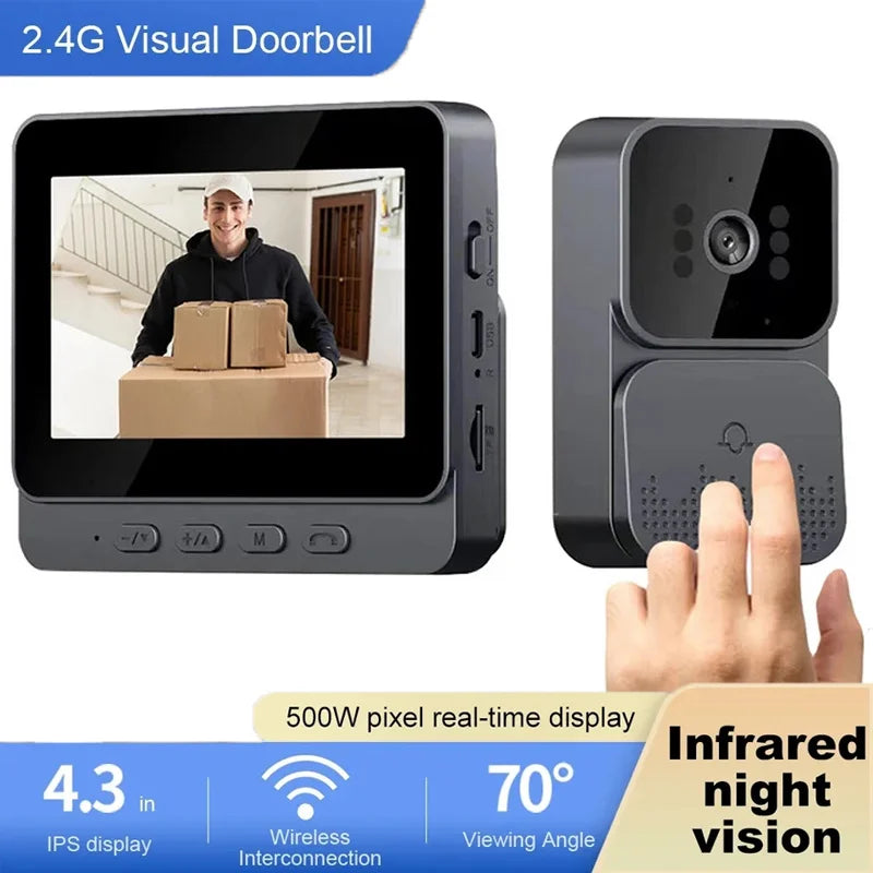 Smart WiFi 2.4G Wireless Video Intercom Doorbells