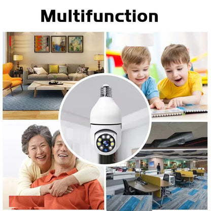 Smart Home 2.4G E27 Bulb Wifi Surveillance Camera HD