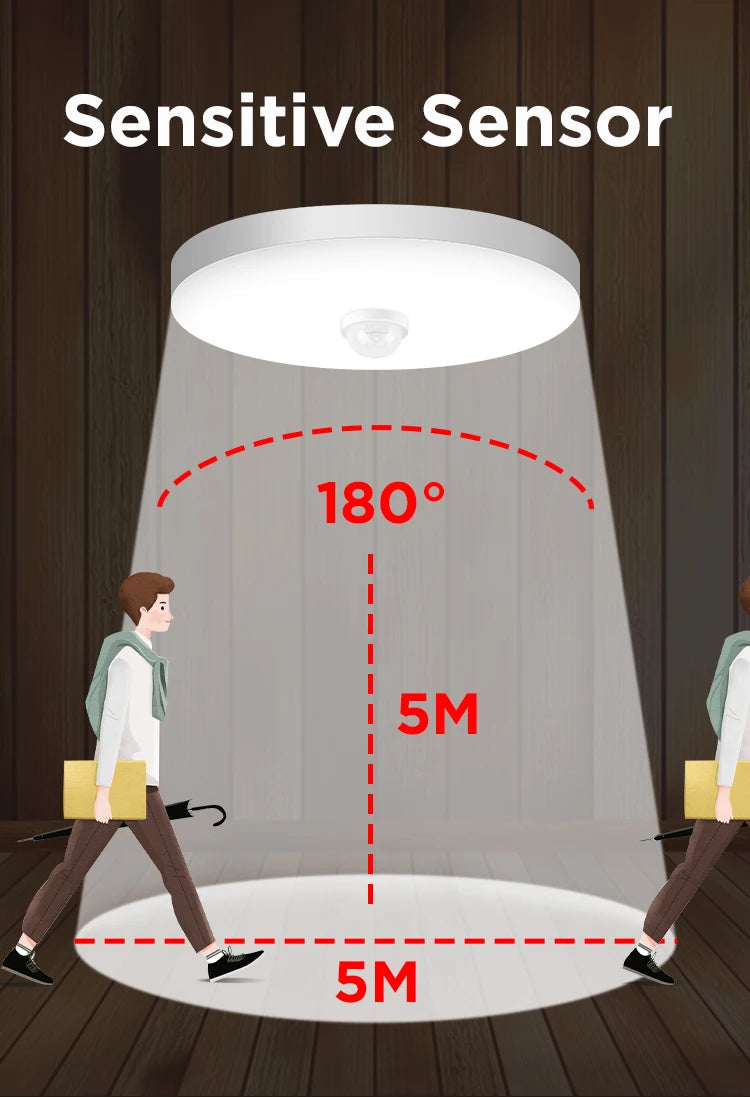 Smart Sensor LED Light Ceiling Lamp