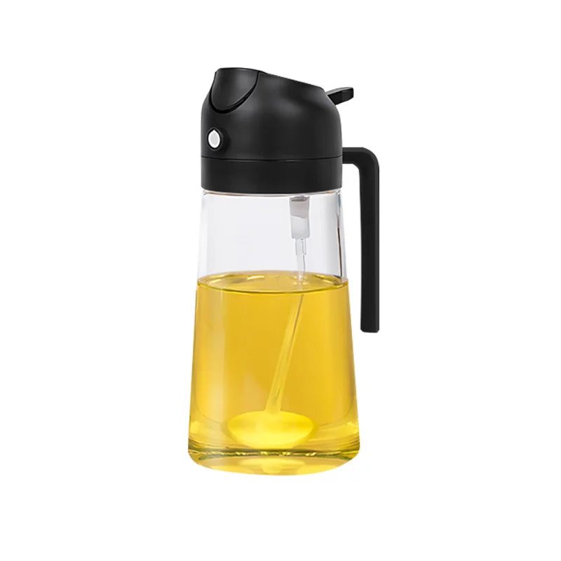 New 500ml 2 in 1 Spray Oil Sprayer Oil Dispenser