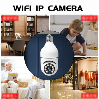Smart Home 2.4G E27 Bulb Wifi Surveillance Camera HD