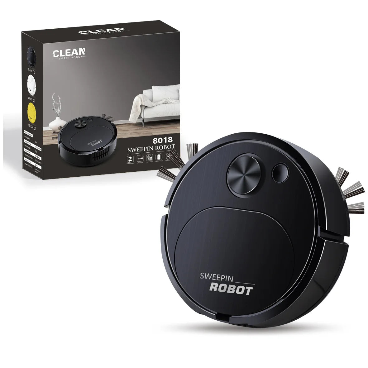 3 In 1 Smart Wireless Dragging Cleaning Sweep Floor For Home Office