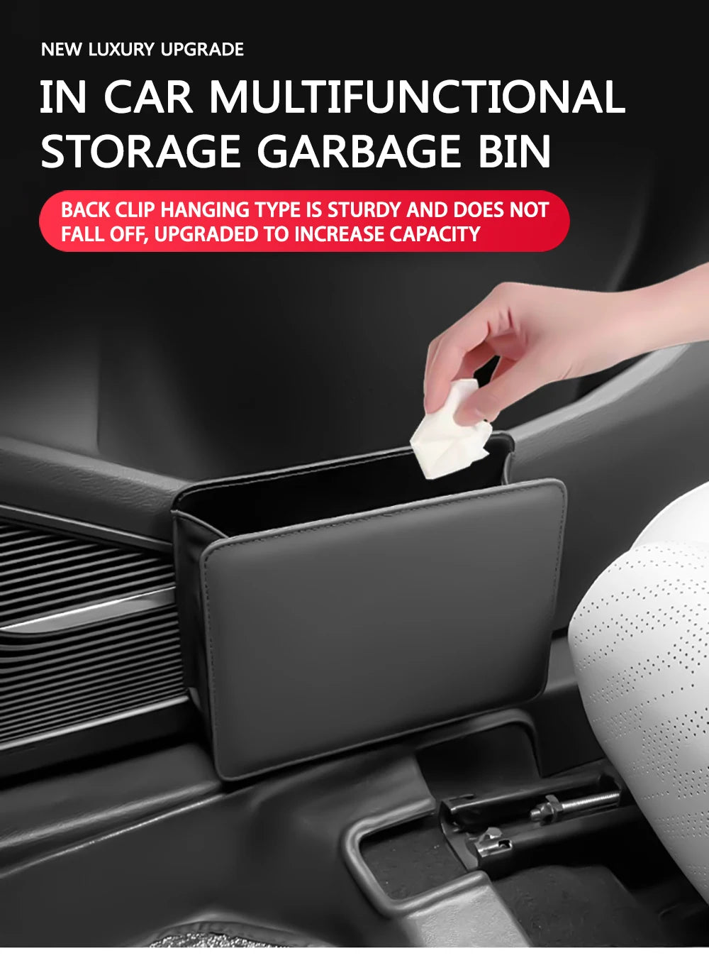 Car Trash Can Car Door Storage Box