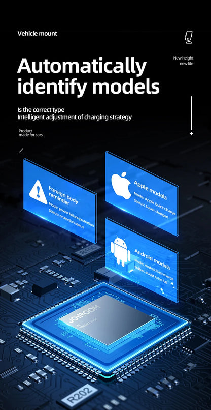30W Rotating Intelligent Infrared Fast Wireless Charger