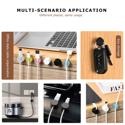 1/6/12PCS Magnetic Cable Clip Strong Bonded
