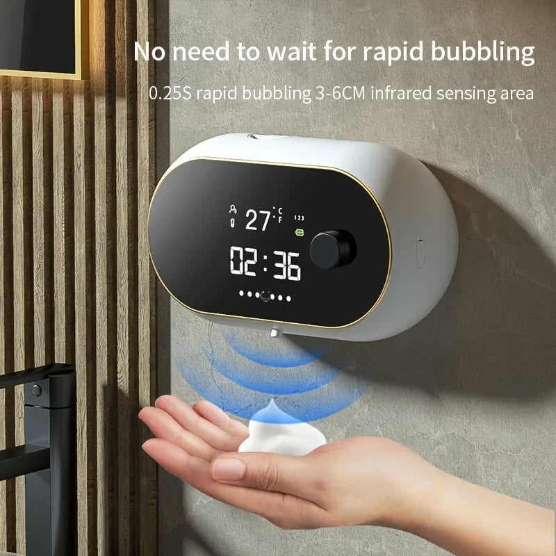 1pc Wall-mounted Automatic Soap Dispenser