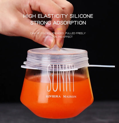 6 Pcs Silicone Cover  Stretch Lids for Kitchen