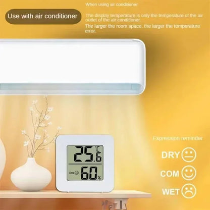 Smart Home Weather Station with Alarm Clock, LED Digital Thermometer