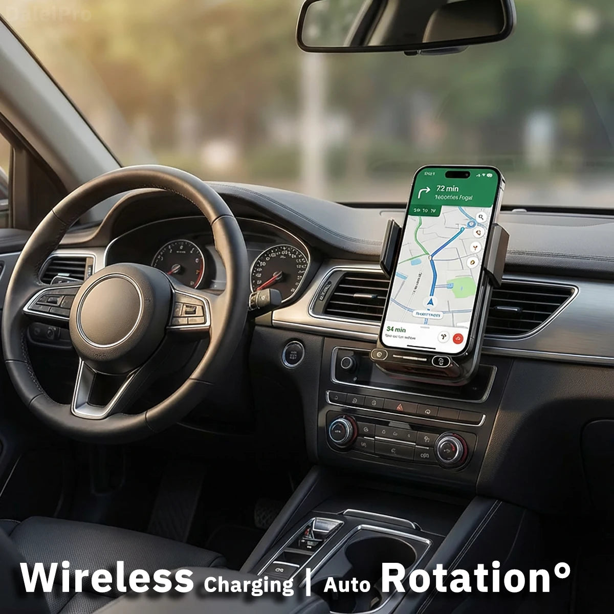 Auto Sensing One-Touch Release and Rotation Charger