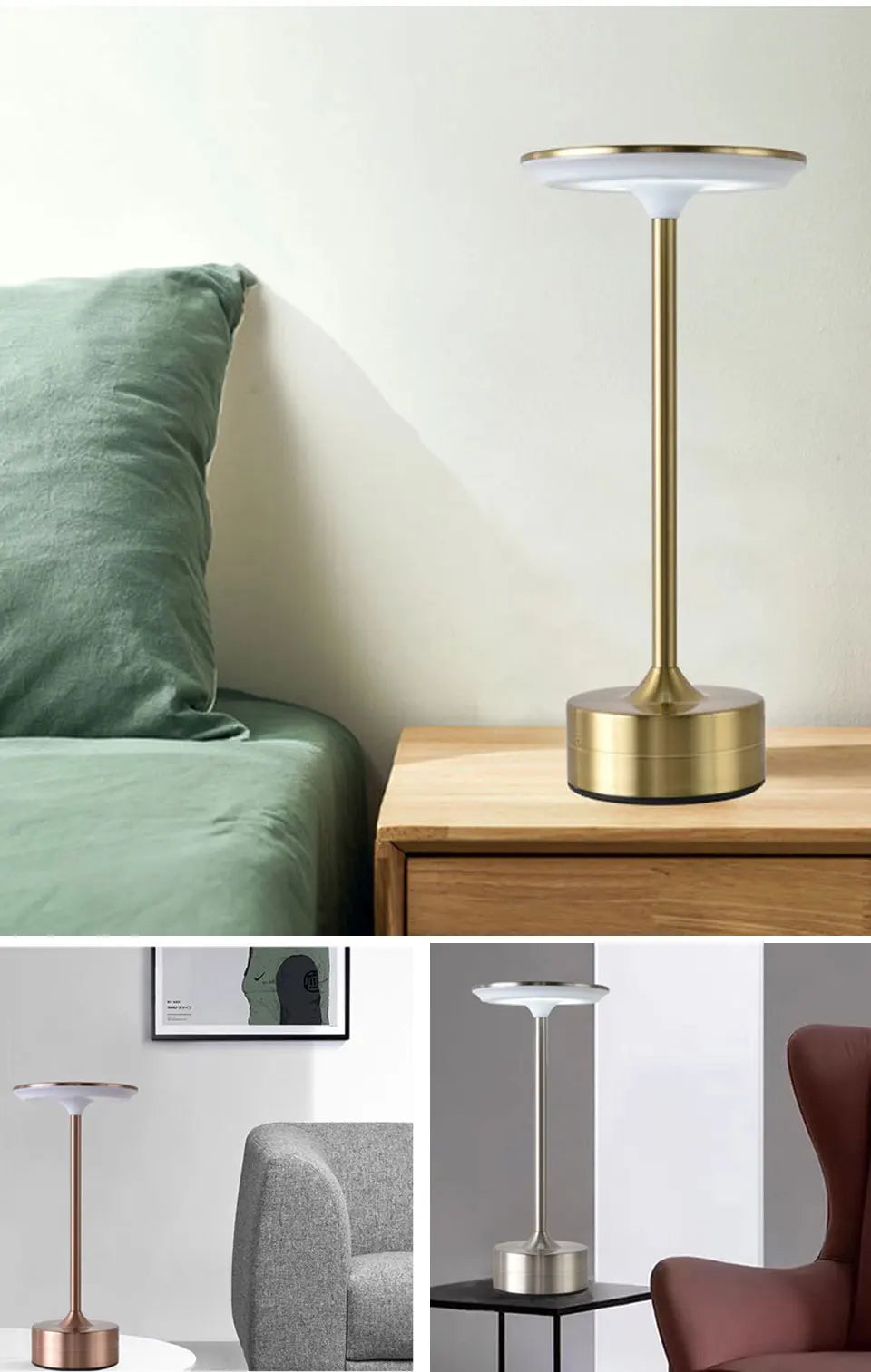 LED Table Lamp Touch Sensor Night Light