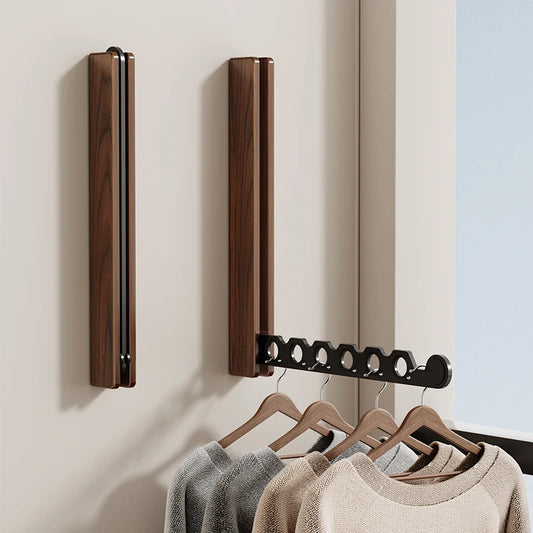 Wood Clothes Hanger  Wall Mounted Drying Rack