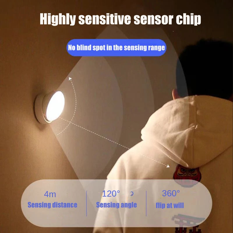 LED Night Light USB Charging Motion Sensor