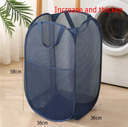 Collapsible Mesh Laundry Hamper Foldable