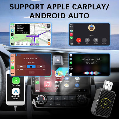 2 in 1 Mini Wireless CarPlay Adapter