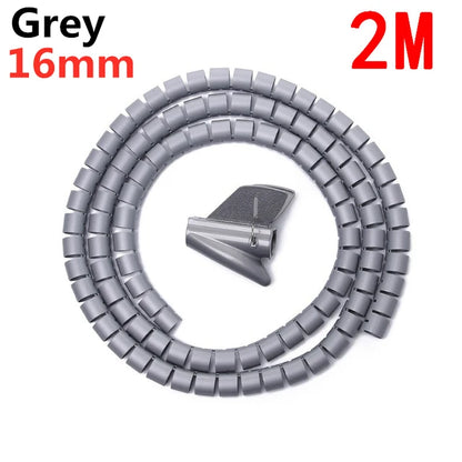Cable Management Flexible Spiral Storage Pipe