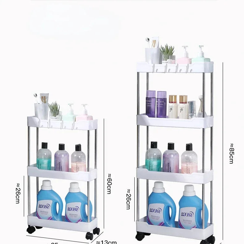 Rolling Storage Cart with Wheels