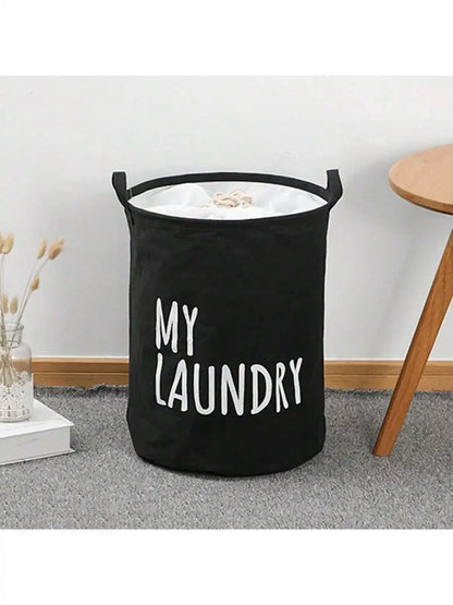 Cotton and Linen Laundry Basket Household