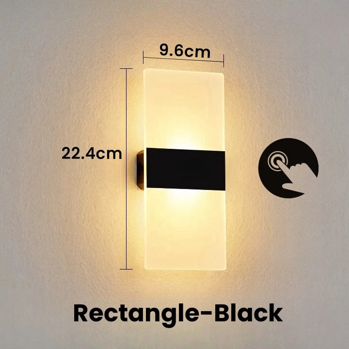 Touch Sensor Switch LED Wall Lamp