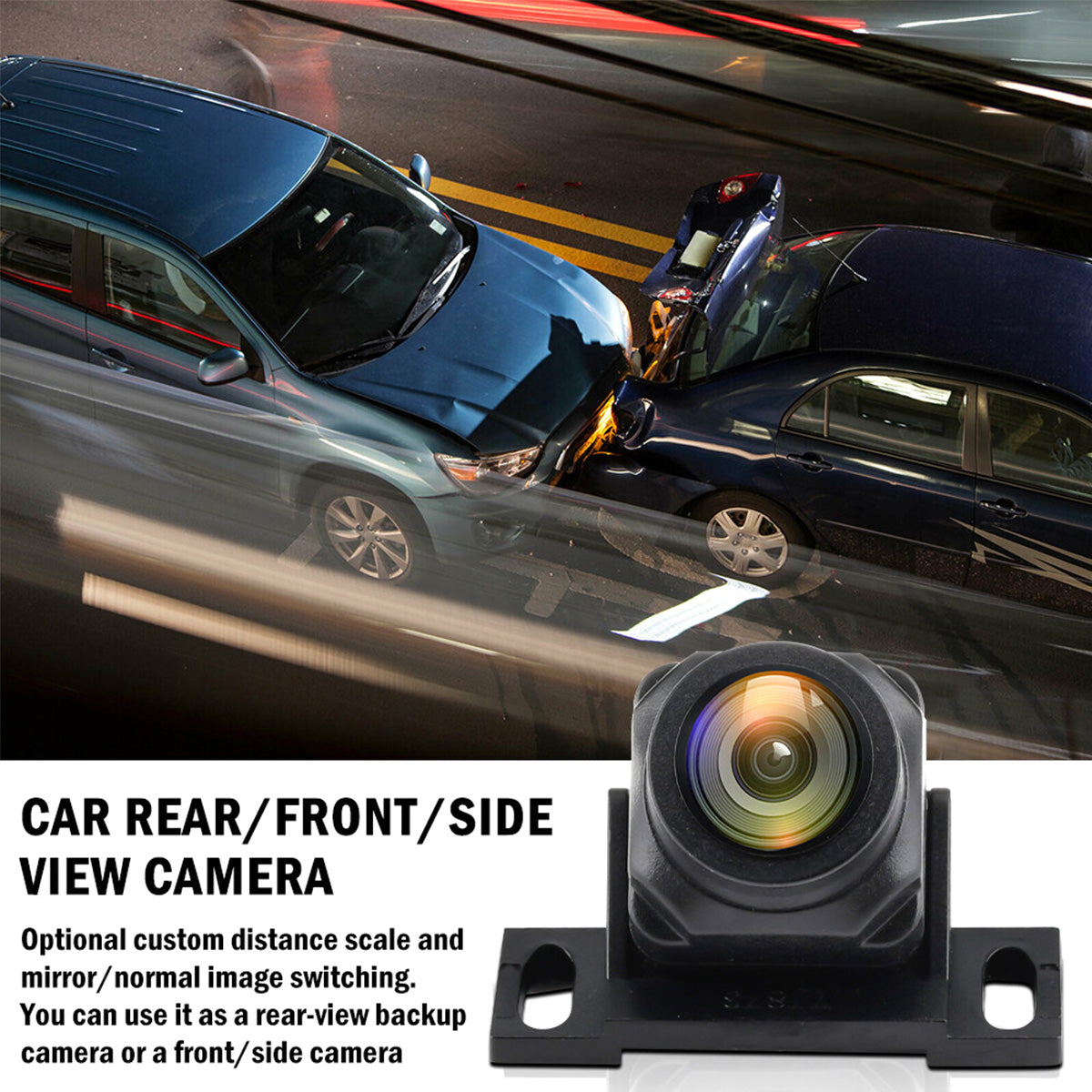 1080P Clear Anti-Interference 170 Degree Wide Angle Car Rear View Camera