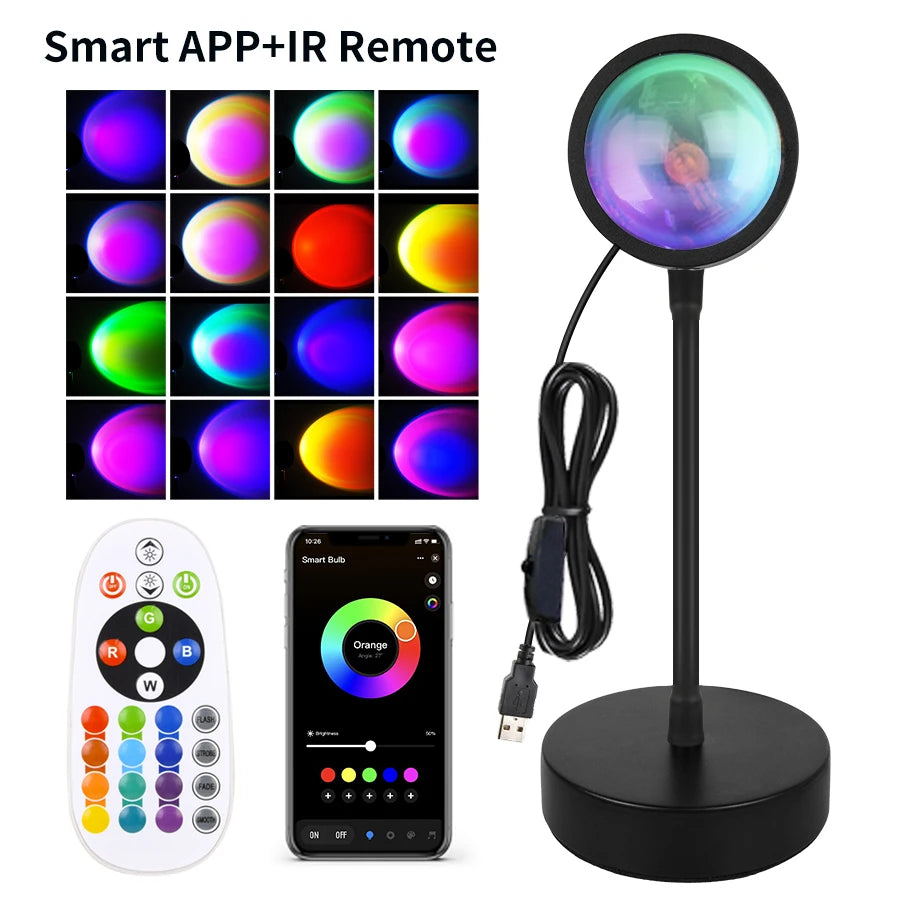 Smart Sunset Lamp LED Night Light