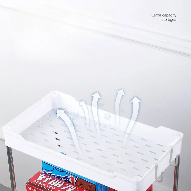 Rolling Storage Cart with Wheels