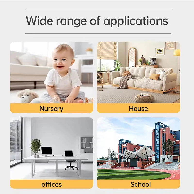 Smart Home Weather Station with Alarm Clock, LED Digital Thermometer