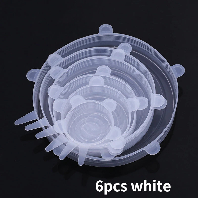 Silicone Stretch Food Covers Kitchen Fresh