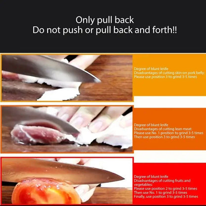 4 Segment Portable Non-Slip Knife Sharpener