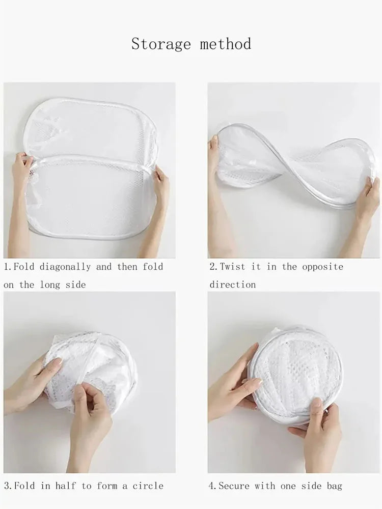 Collapsible Mesh Laundry Hamper Foldable