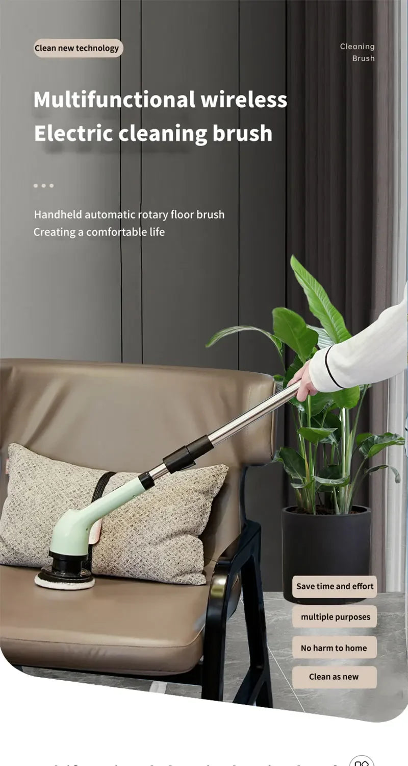 Wireless Electric Cleaning Brush Bathroom