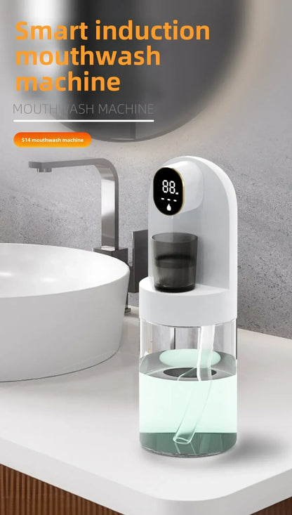 Smart 600ml Mouthwash Dispenser with Magnetic Induction