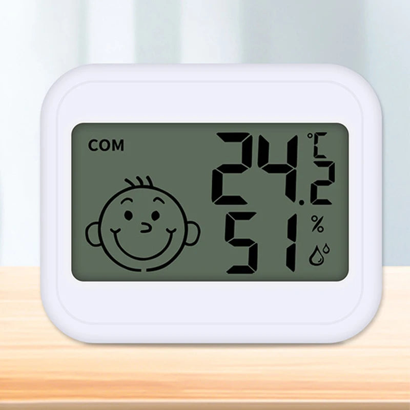 Smart Home Weather Station with Alarm Clock, LED Digital Thermometer