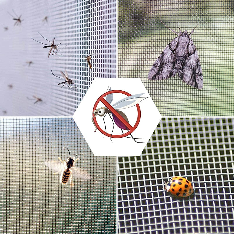 DTGJ Magnetic Door Screen White Mosquito Net