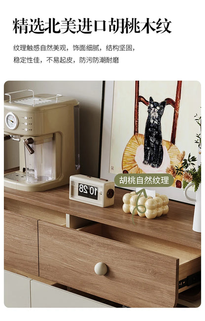 Cream Style Storage Design Creative Display Cabinet