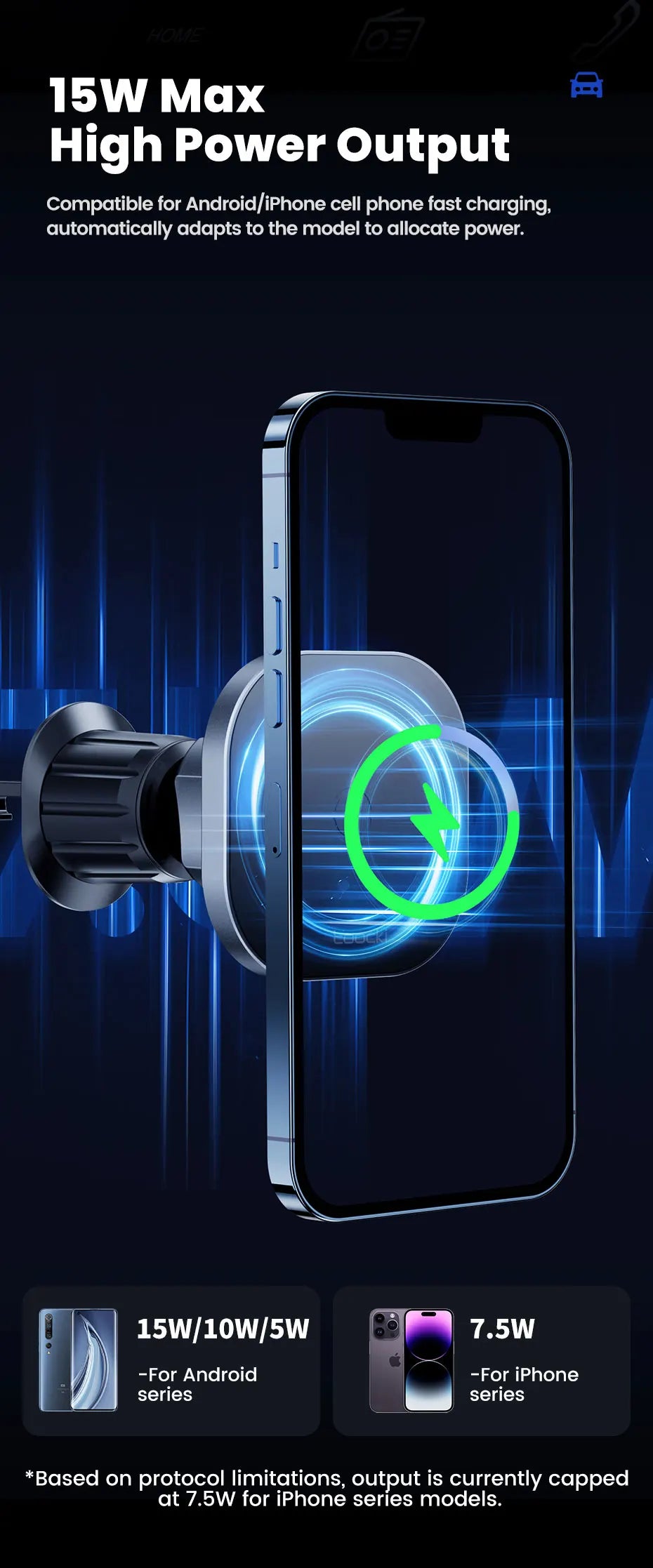 Magnetic Car Wireless Charger