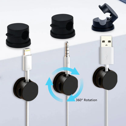 1/6/12PCS Magnetic Cable Clip Strong Bonded