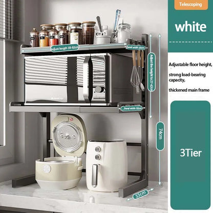 2/3 Layer Kitchen Storage Shelf Extendable