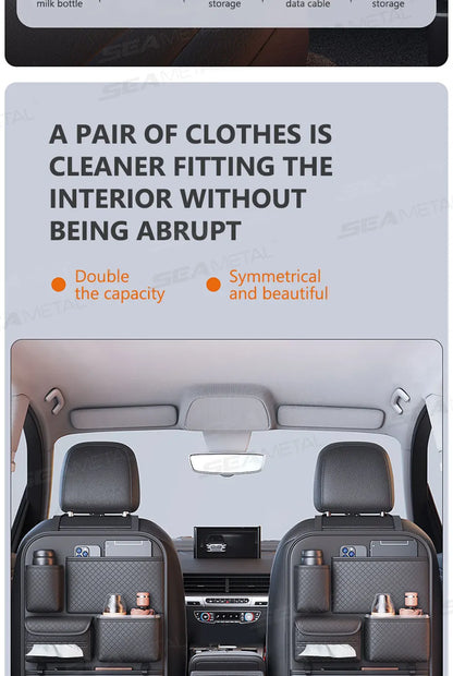 SEAMETAL Multi-functional Car Seat Back Organizer