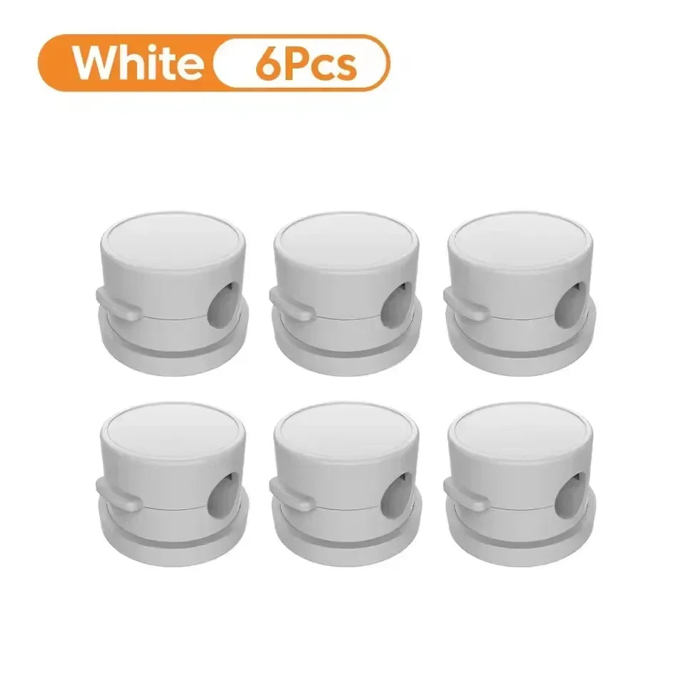 1/6/12PCS Magnetic Cable Clip Strong Bonded