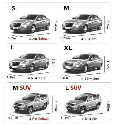 Car Outdoor Exterior Sun Snow UV Winter Summer Dustproof Waterproof Protection Cover