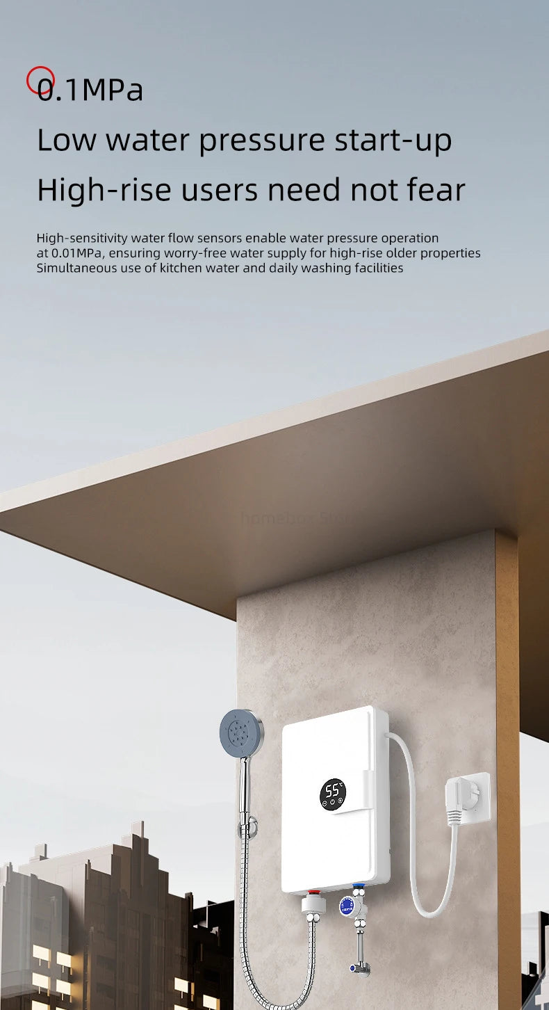Smart Inverter Electric Instant Water Heater