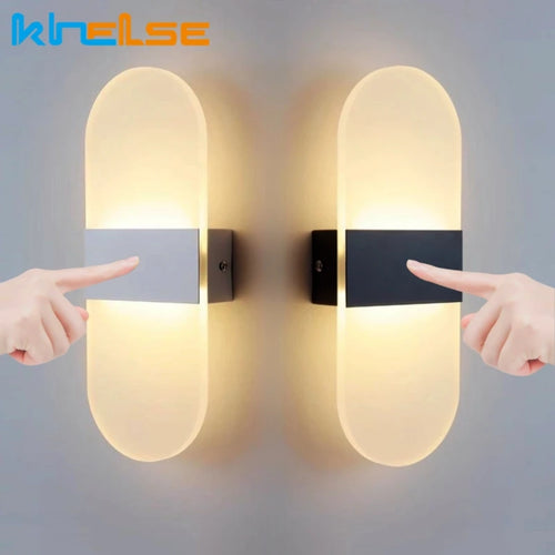 Touch Sensor Switch LED Wall Lamp